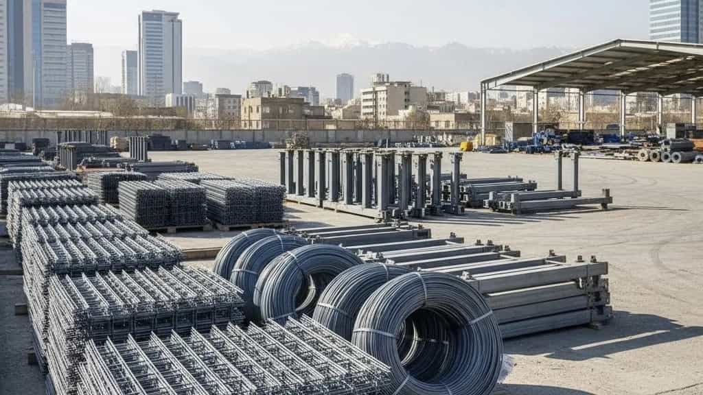 وال‌پست وفادار تولید و فروش میلگرد بستر و وال‌پست در تهران